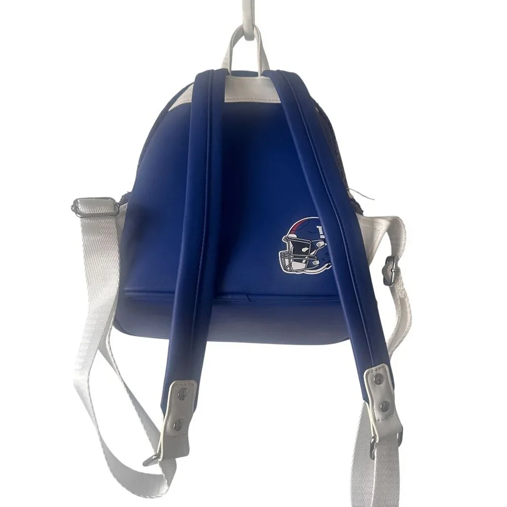 Loungefly NFL New York Giants Sequin Mini Backpack Blue